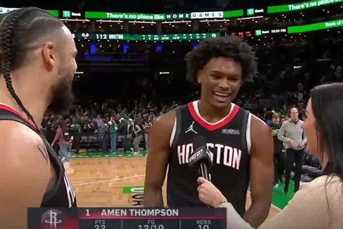 Wake-Up: Amen Thompson podbił Boston, Knicks rozbili Grizz w MSG