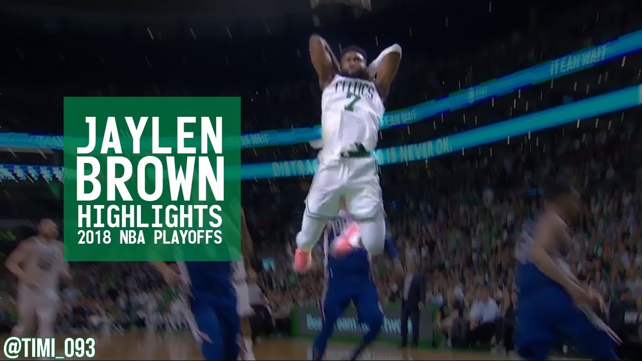 Jaylen Brown Highlights 2018 NBA Playoffs