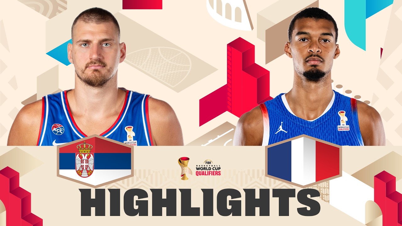 Nikola Jokic's Serbia 🇷🇸 and Wemby's France 🇫🇷 met! | 2027 #FIBAWC Qualifiers Friendly Game