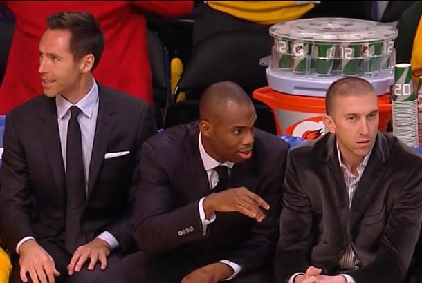 lakers bench