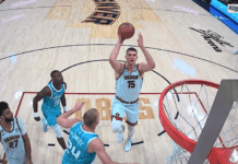 Wake-Up: Lakers wygrali bez AD, Warriors bez Stepha. 40-27-10 Jokera